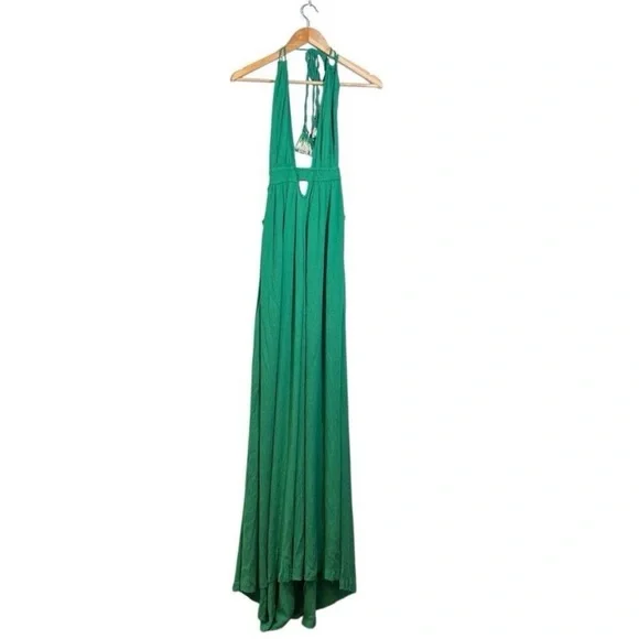 NWT Free People: Look into the Sun Maxi dress. Large. Green. SOLD OUT - Picture 5 of 10